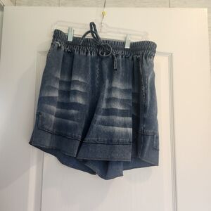 Blakeley Designs Casual Blue Women's Denim Shorts Size L/XL BNWOT